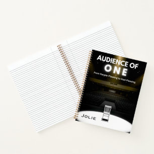 Audience of One Personalised Name Examination Notebook