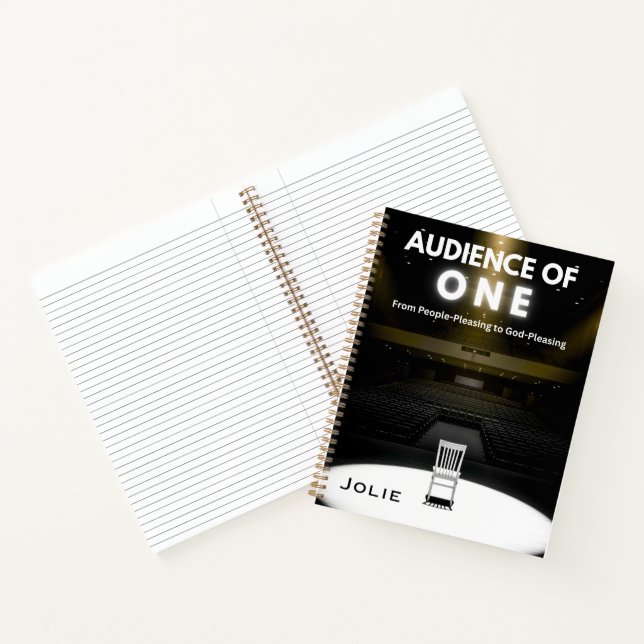 Audience of One Personalised Name Examination Notebook (Inside)
