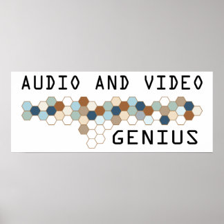 Audio and Video Genius Poster