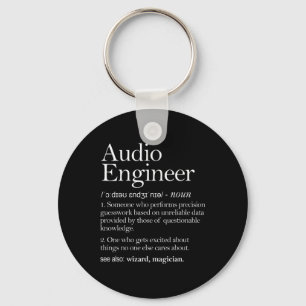 Audio Audio Definition Apparel Key Ring