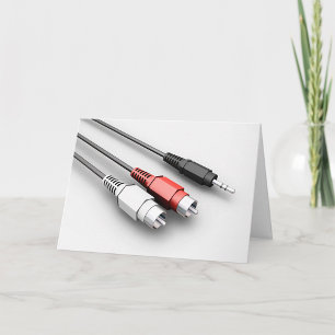 Audio Cables Vintage Tech  Card