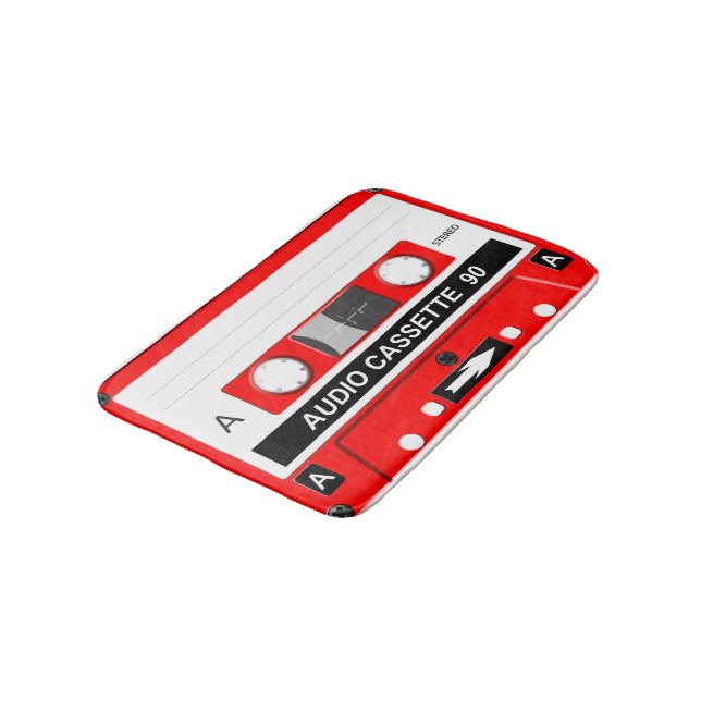 Audio cassette bath mat (Angled)
