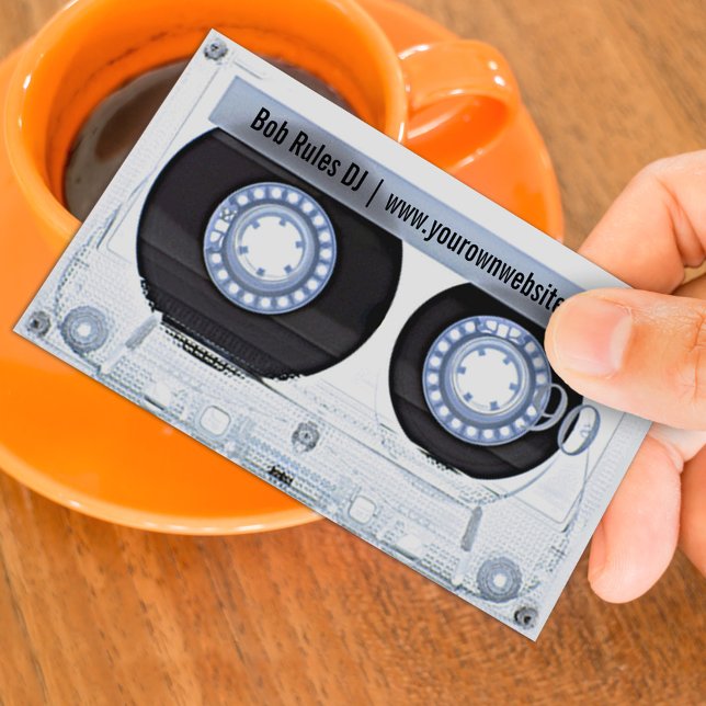Audio Cassette DJ Business Card (Creator Uploaded)