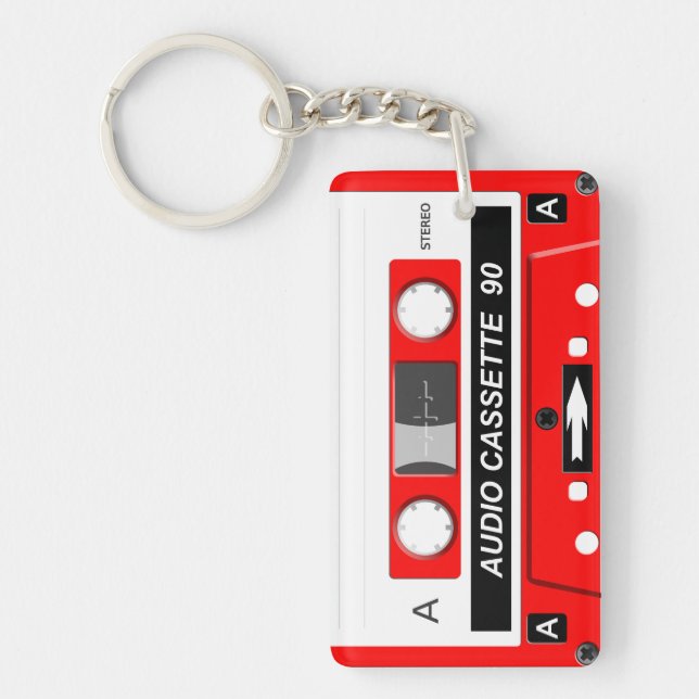 Audio cassette key ring (Front)