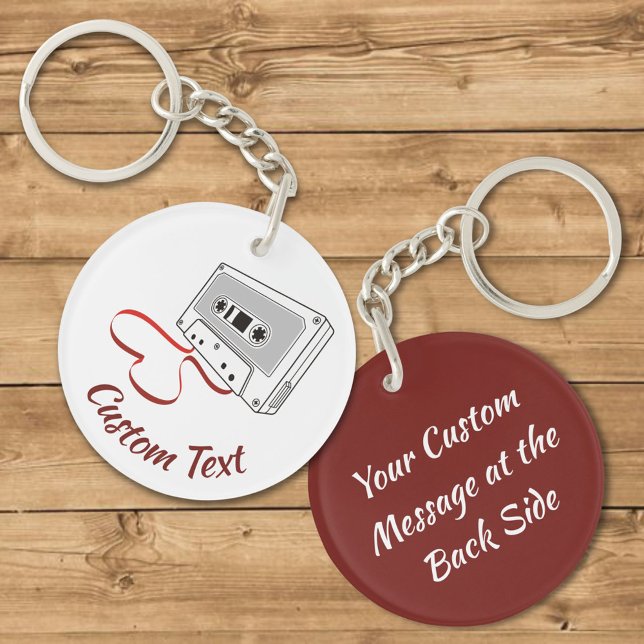 Audio Cassette Keychain (Creator Uploaded)