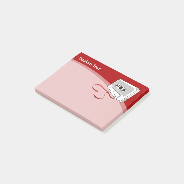 Audio Cassette Post-it Notes (Angled)