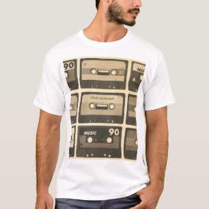 Audio Cassette, Retro Poster Hip-Hop. T-Shirt