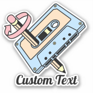 Audio Cassette with Pencil
