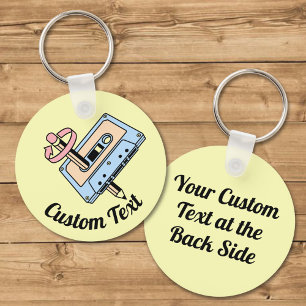 Audio Cassette with Pencil Key Ring