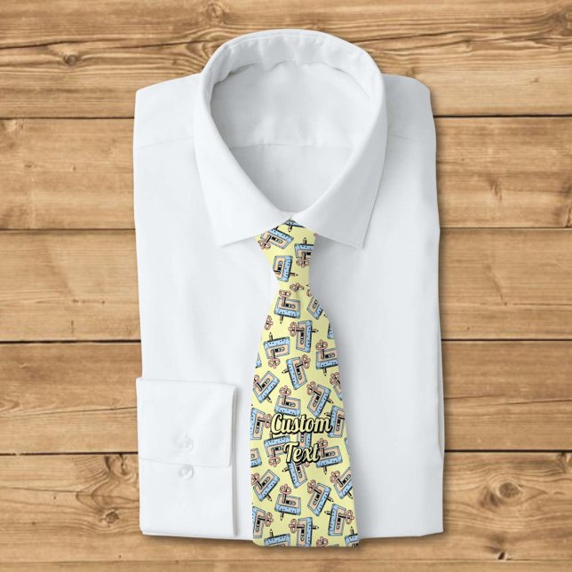 Audio Cassette with Pencil Pattern Tie (Creator Uploaded)