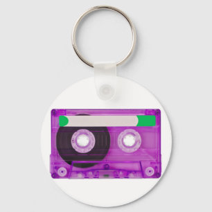 audio compact cassette key ring