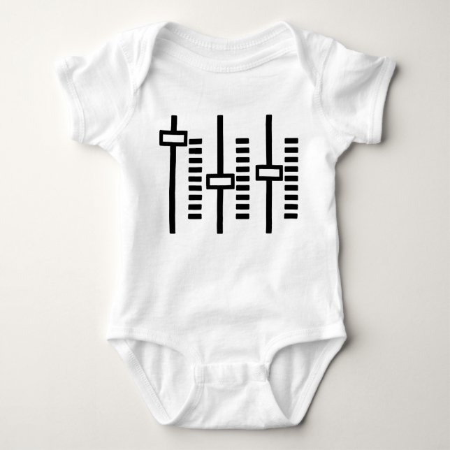 Audio - DJ - House Music - Baby - one piece Baby Bodysuit (Front)