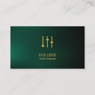  Audio Engineer Business Card