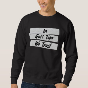 Audio Engineer Gaff Tape User Back Stage Tech Crew Sweatshirt