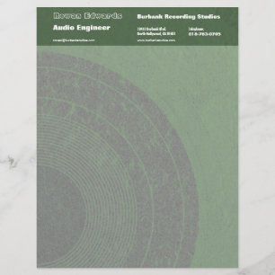 Audio Engineer Letterhead