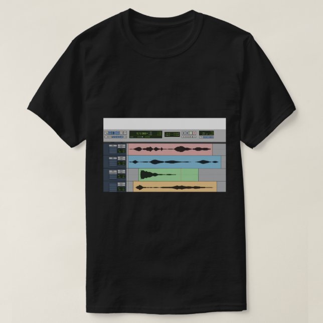 Audio Engineer Music Recording Program DAW Home St T-Shirt (Design Front)