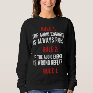 Audio Engineer Sound Engineer Audio Engineering Sweatshirt