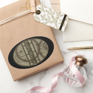 Audio Hazard Oval Sticker