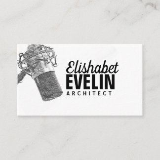 audio microphone g567 business card