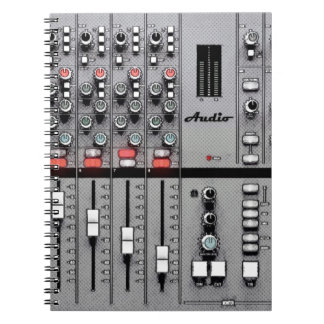 Audio Mixer "Take Sheet" Notebook