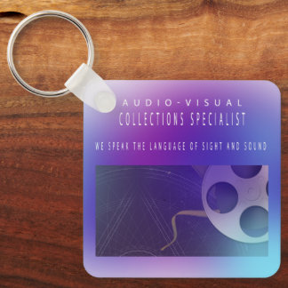 Audio Visual And Multimedia Collections Specialist Key Ring
