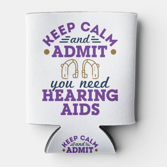 Audiologist Audiology Funny Need Hearing Aids Can Cooler (Front)