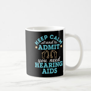 Audiologist Audiology Squad Staff Funny Hearing Ai Coffee Mug