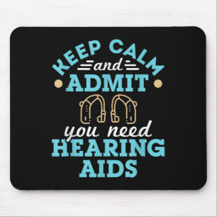 Audiologist Audiology Squad Staff Funny Hearing Ai Mouse Pad