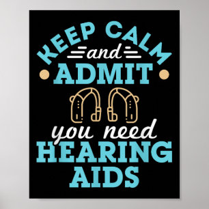 Audiologist Audiology Squad Staff Funny Hearing Ai Poster