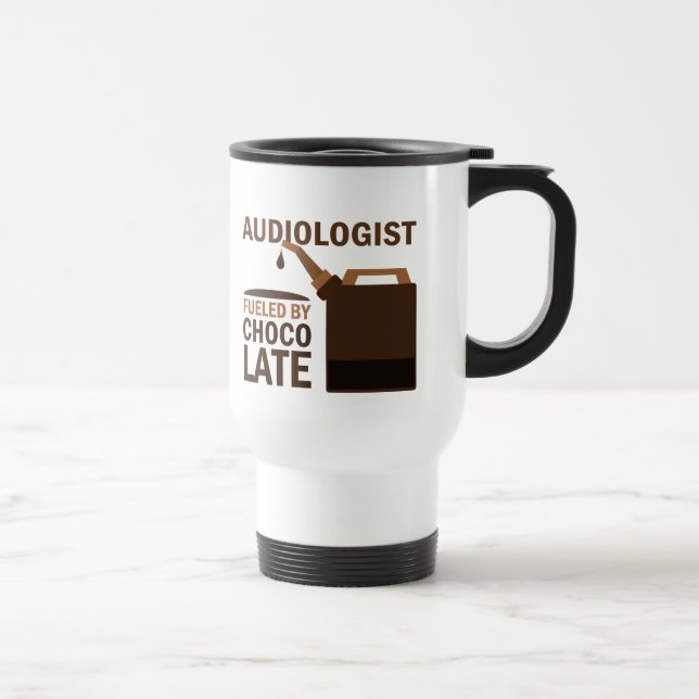 Audiologist Gift (Funny) Travel Mug (Right)
