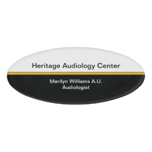 Audiologist Hearing Centre Name Tag