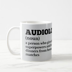Audiologist Job Definition Gift Coffee Mug