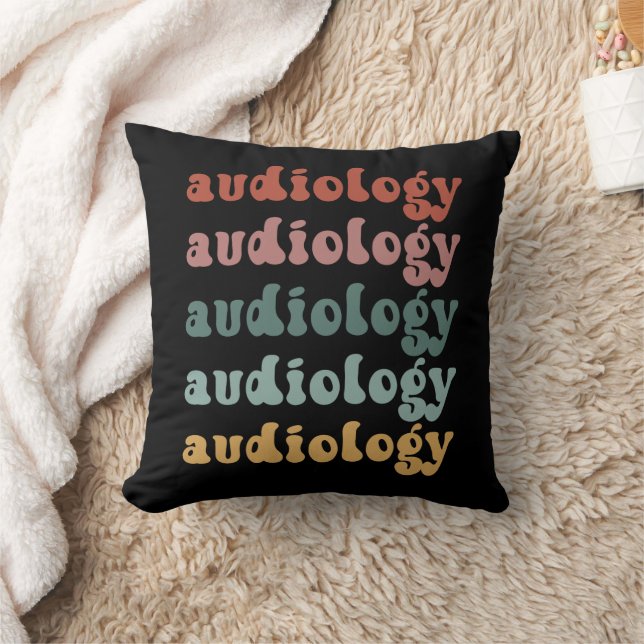 Audiology | Doctor of Audiology Audiologist Retro Cushion (Blanket)