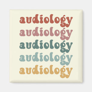 Audiology   Doctor of Audiology Audiologist Retro Magnet