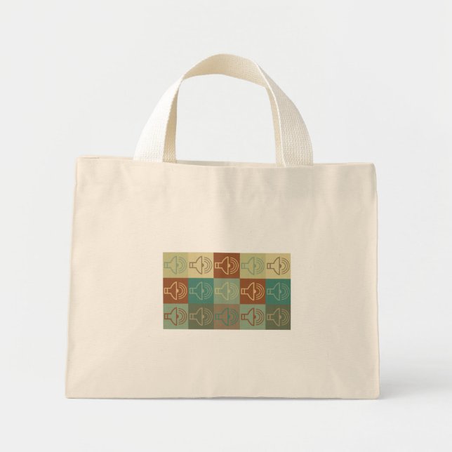 Audiology Pop Art Mini Tote Bag (Front)