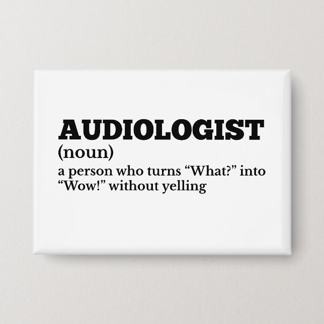 Audiology Professor Definition (Front)