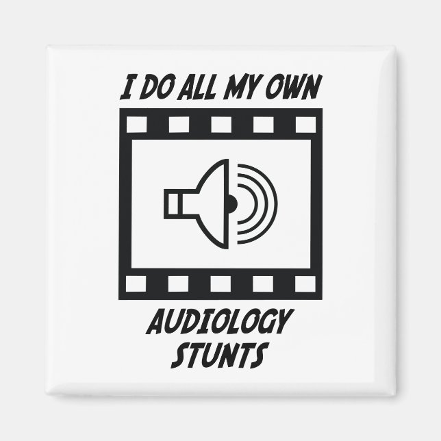 Audiology Stunts Magnet (Front)