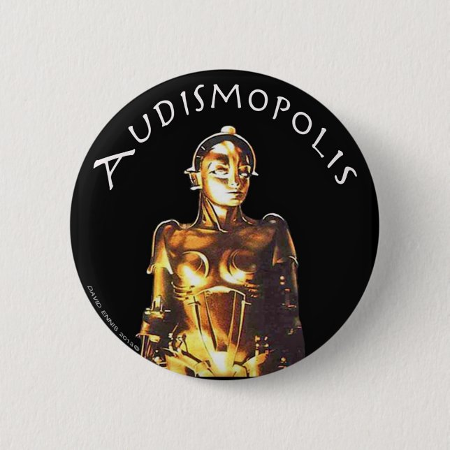 Audismopolis button (Front)