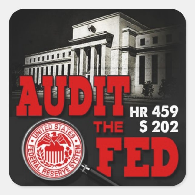 Audit the Fed Sticker (Front)