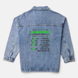 Auditor Accountant Auditing Accountant 40 Denim Jacket