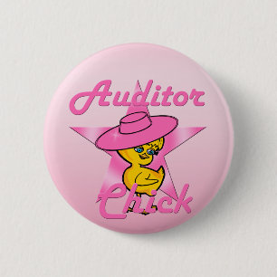 Auditor Chick #8 6 Cm Round Badge