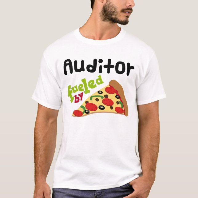 Auditor (Funny) Pizza T Shirt (Front)