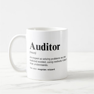 Auditor Funny Work Definition Coffee Mug