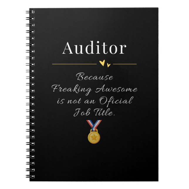 Auditor Notebook (Front)