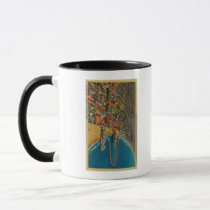 Auditorium, Beach, and Rainbow Pier Mug