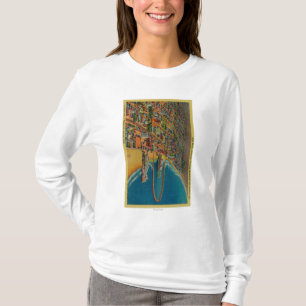 Auditorium, Beach, and Rainbow Pier T-Shirt