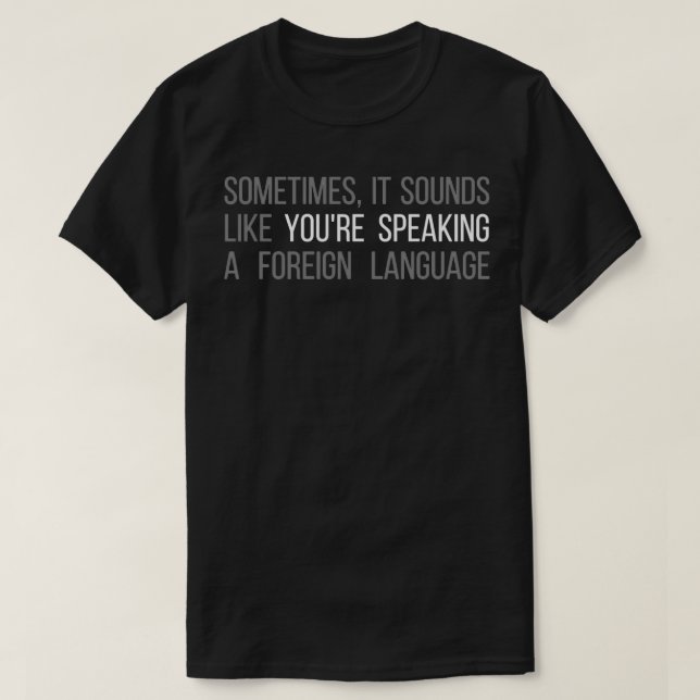 Auditory Processing Disorder related disorders T-Shirt (Design Front)