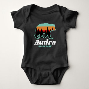 Audra Virginia State Park Bear Retro Vintage Baby Bodysuit