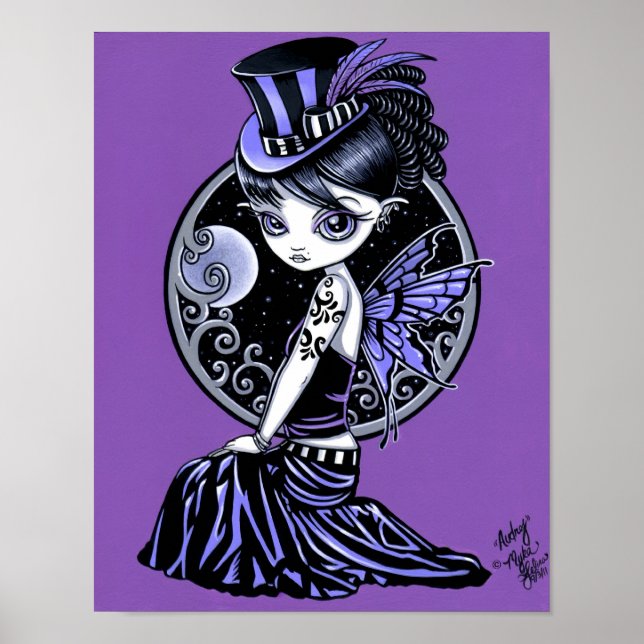 "Audrey" Gothic Victorian Fairy Poster (Front)