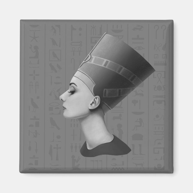 Audrey Hepburn Nefertiti Magnet (Front)